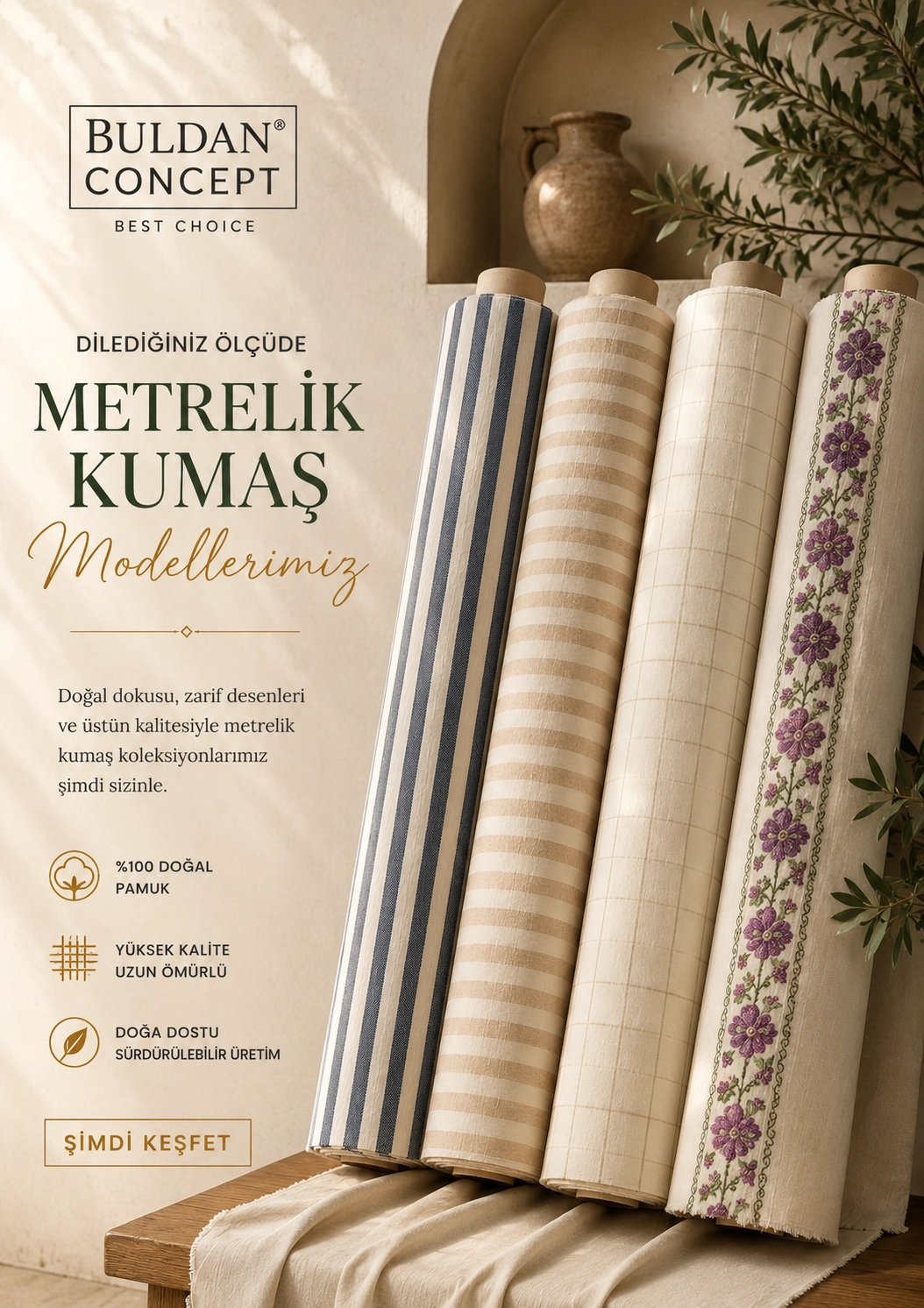 BULDAN METRELİK KUMAŞ