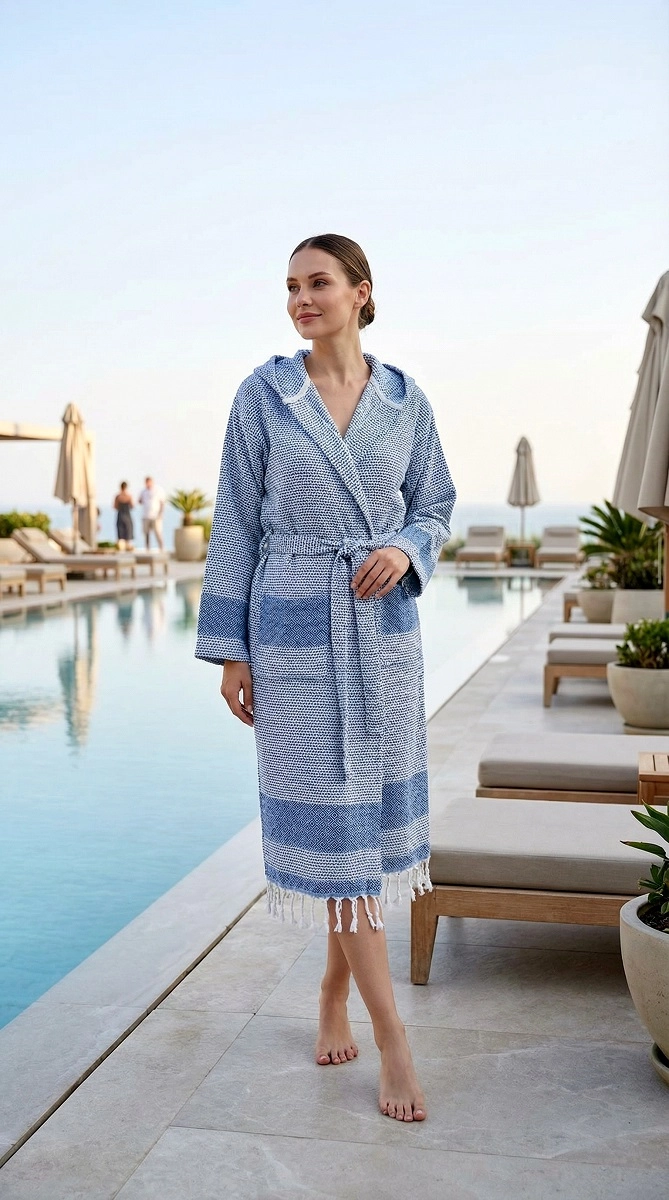 Bahar Peştemal Bornoz 