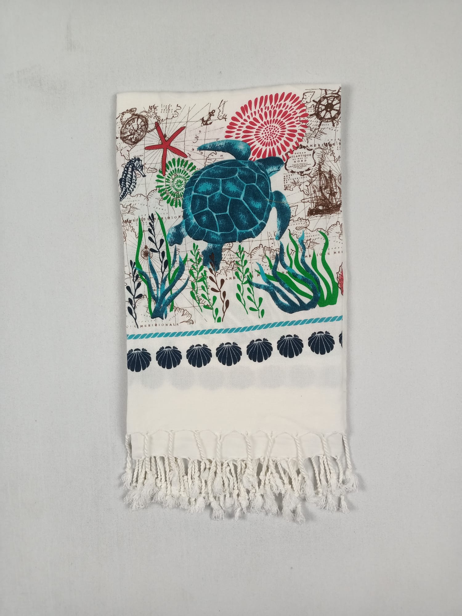Flores Baskılı Peştemal Caretta