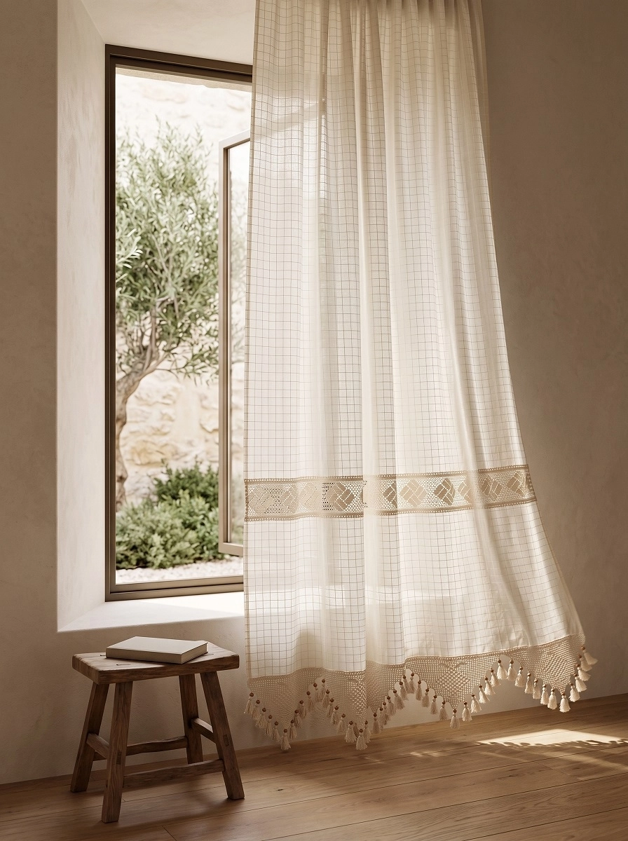 Ara Dantelli Natural Perde