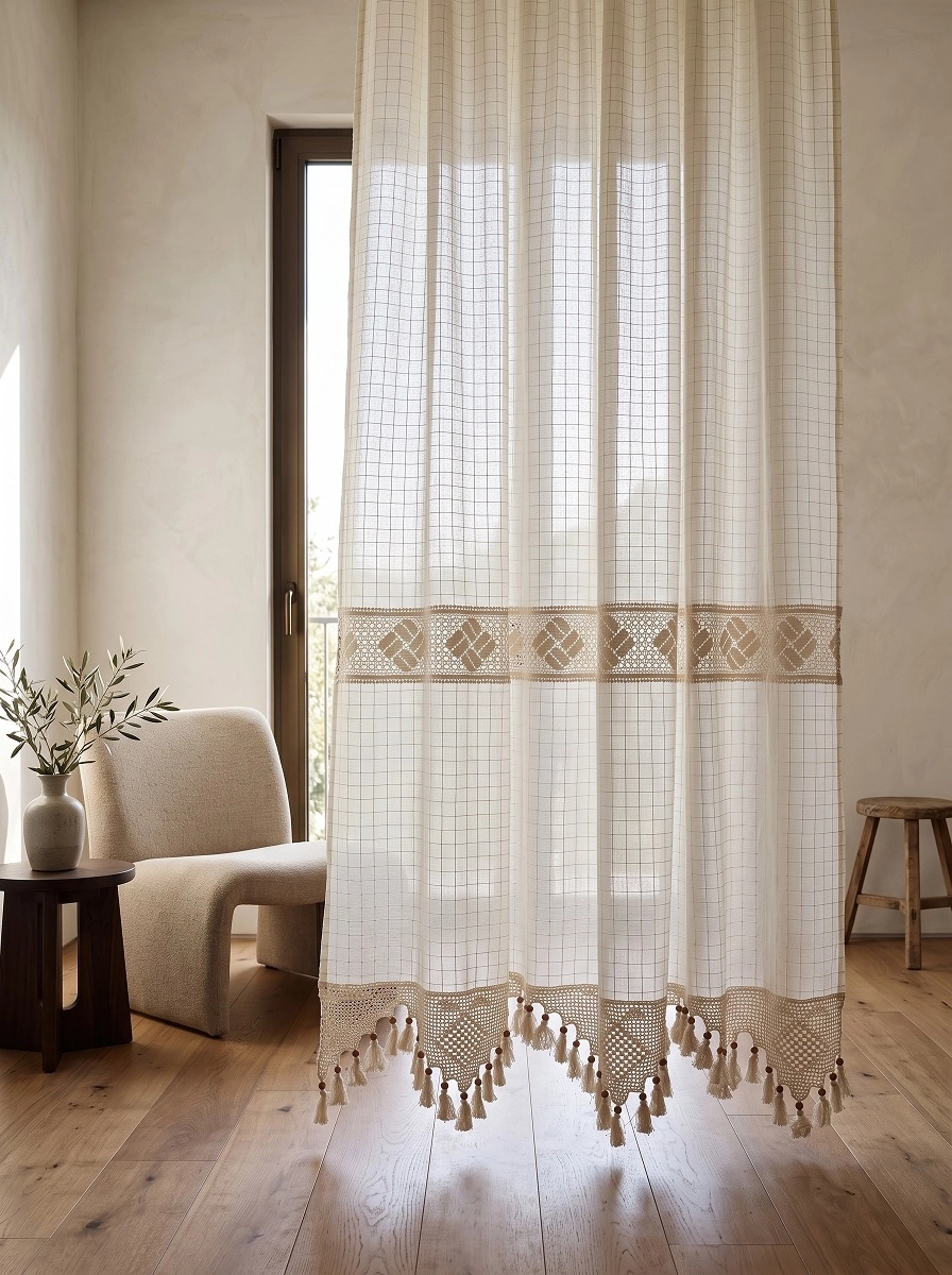 Ara Dantelli Natural Perde