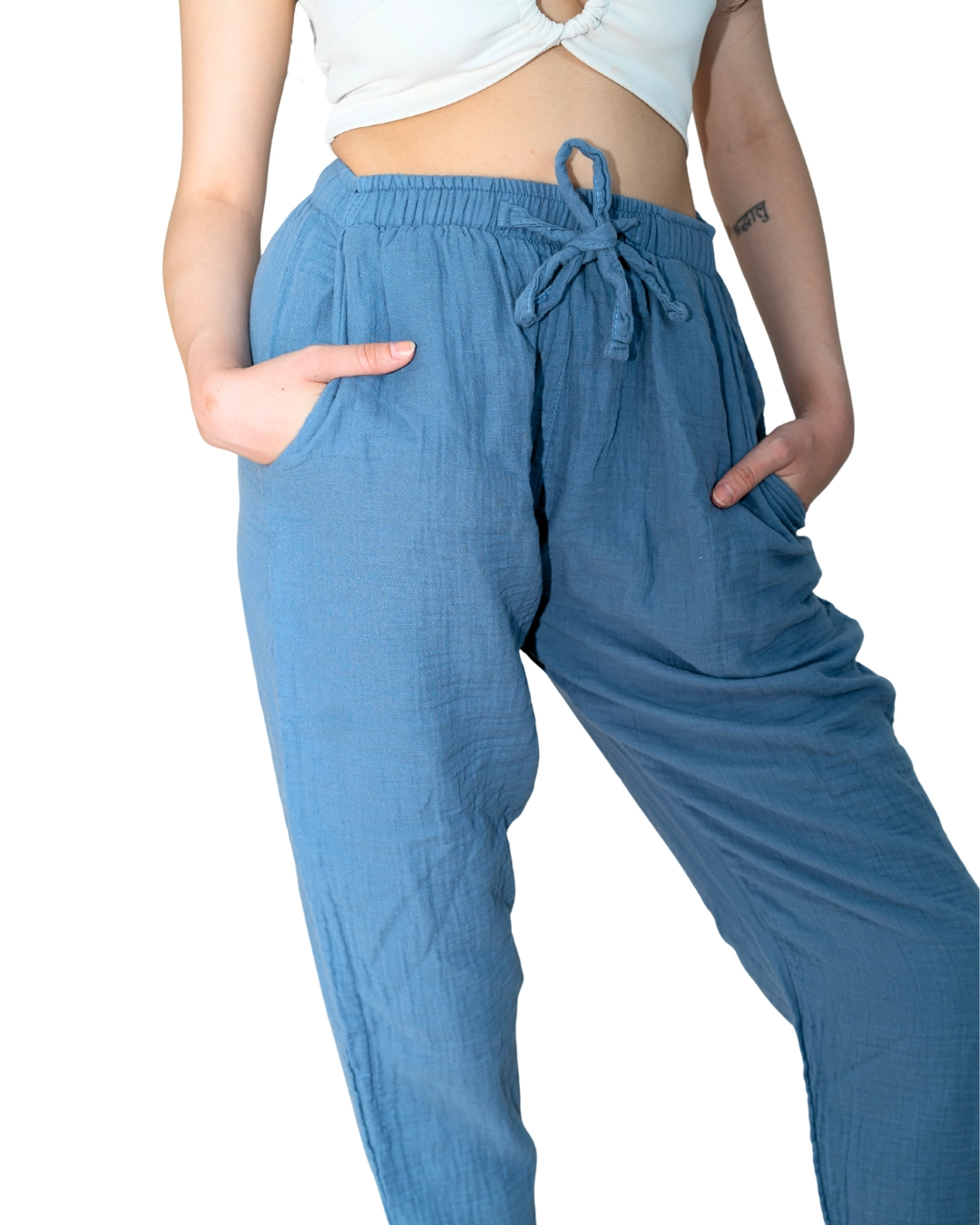 Bayan müslin pantolon
