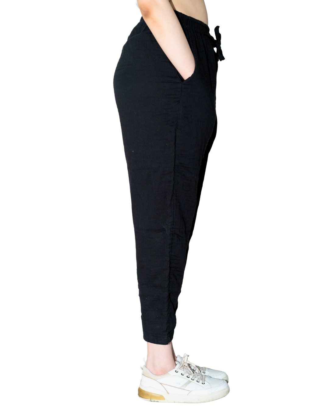 Bayan müslin pantolon havuç