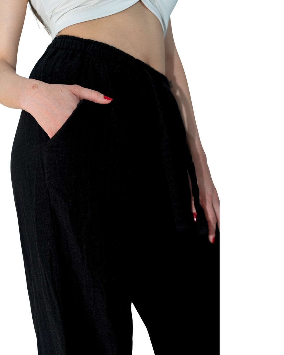 Bayan müslin pantolon 