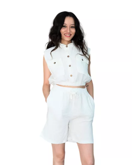 Bayan müslin şort