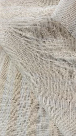 Çizgili desen tül kumaş