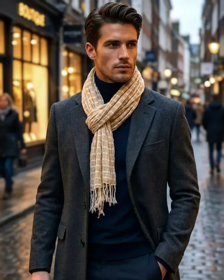 El dokuma kıvırcık Fular