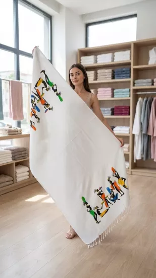 Flores Baskılı Peştemal Afrika