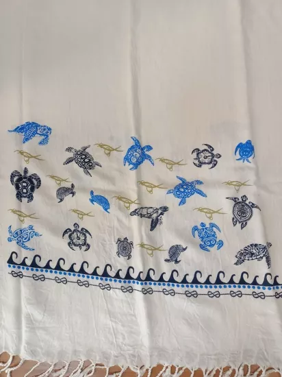 Flores Baskılı Peştemal Mini Caretta