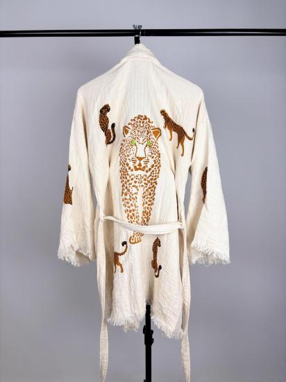 Taş Baskı Kaftan Tiger