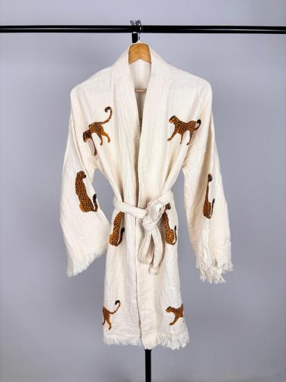 Taş Baskı Kaftan Tiger