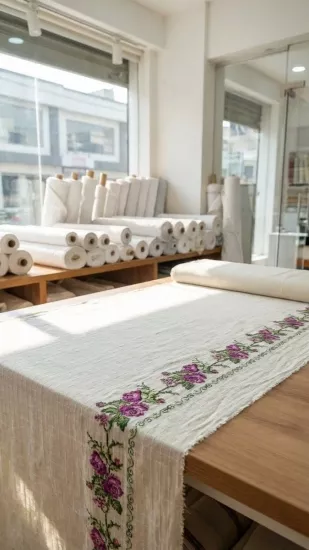 Buldan kaneviceli kumaş en 170 cm