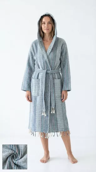 Mimoza peştemal bornoz