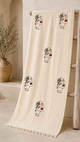 Taş Baskı Peştemal Lady