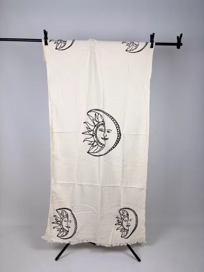 Taş Baskı Peştemal Moon