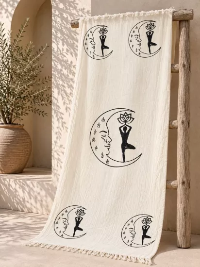 Taş Baskı Peştemal Yoga