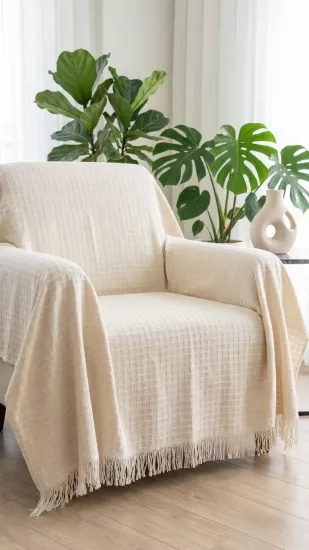 Tekli koltuk için Buldan örtü