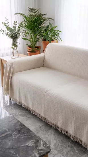 Üçlü koltuk için Buldan örtü