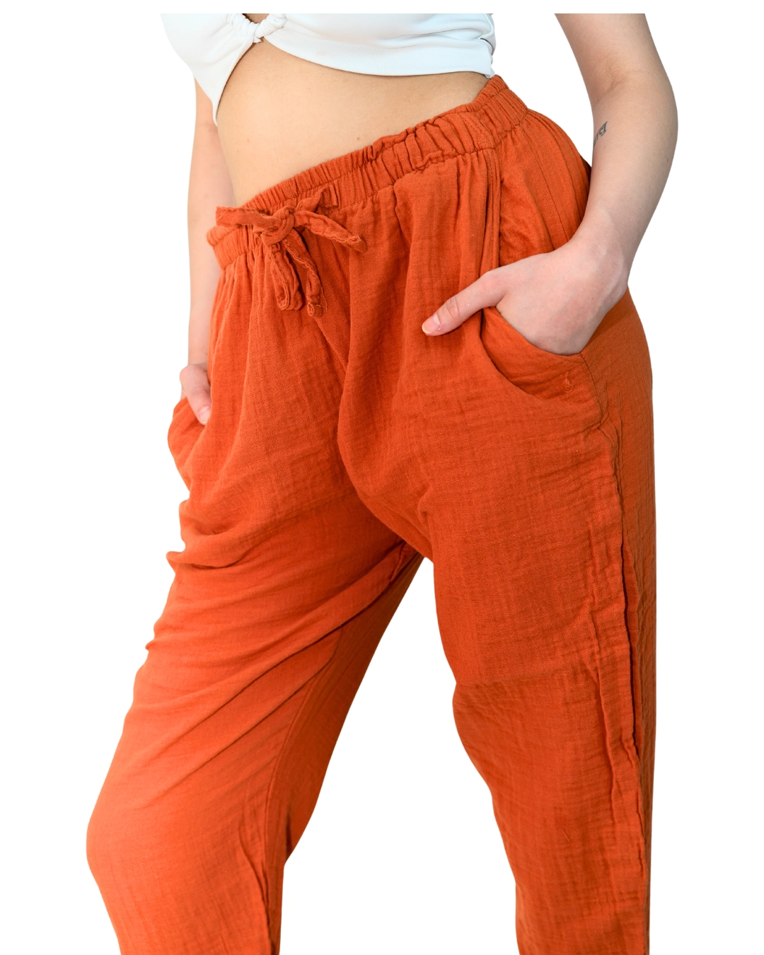 Bayan müslin pantolon