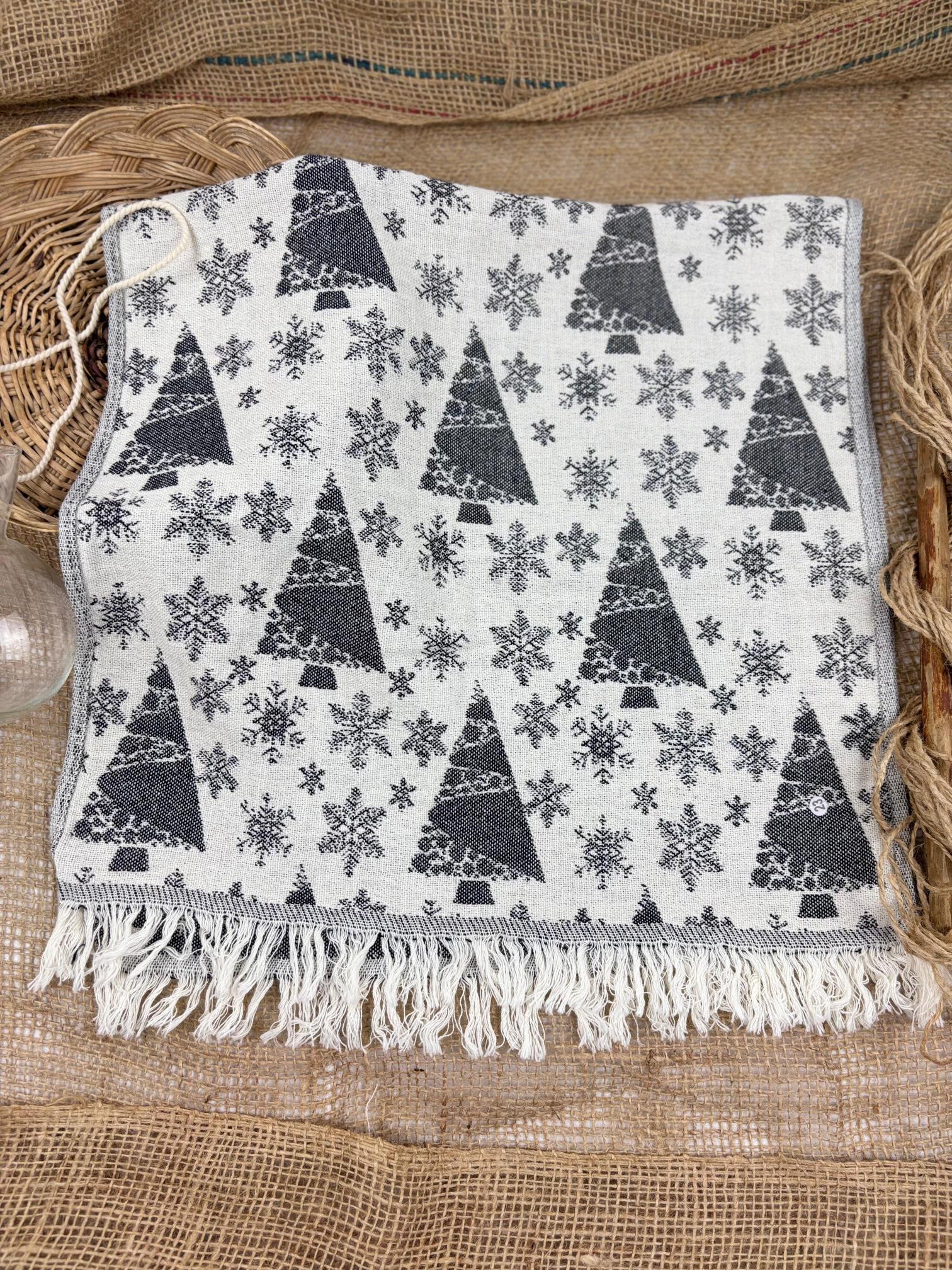 Tea towel jakarlı dokuma peşkir çam desenli