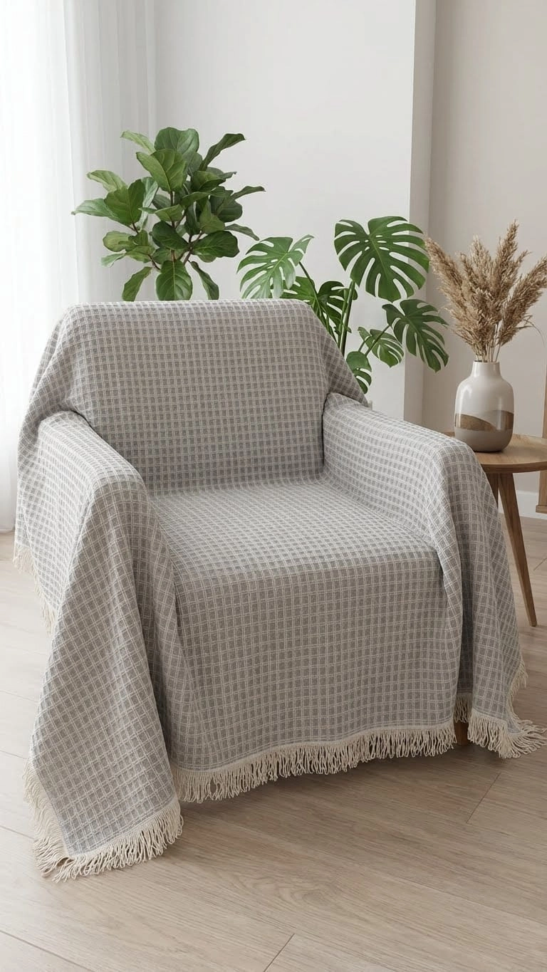 Tekli koltuk için Buldan örtü