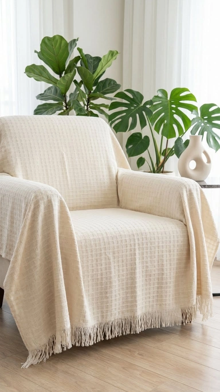 Tekli koltuk için Buldan örtü