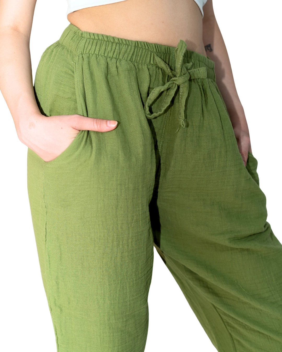 Bayan müslin pantolon