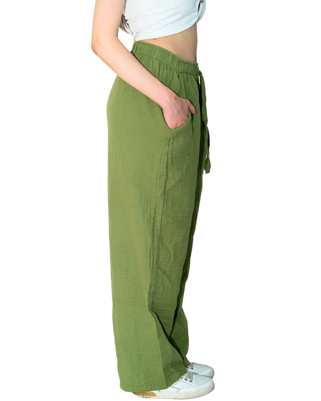 Bayan müslin pantolon