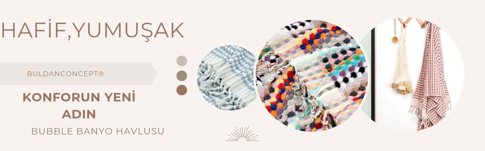 Bubble banyo havlusu